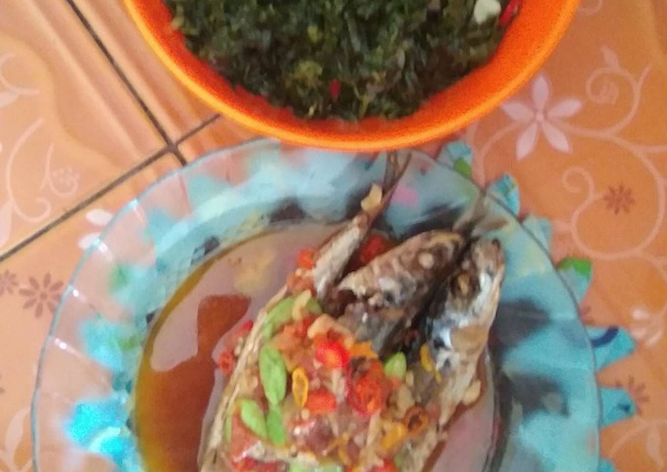 Tumis ikan keranjang