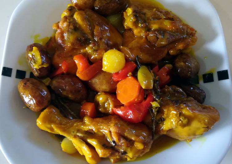 Pollo a la cerveza