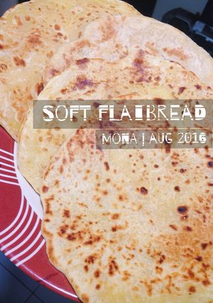 Foto resep Soft Flatbread no yeast, no baking powder
