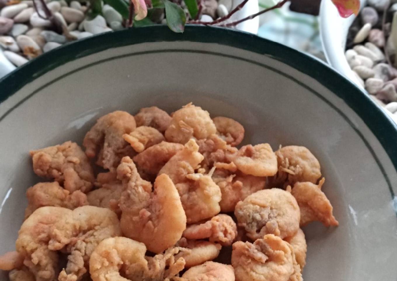 Udang goreng tepung (udang crispy)