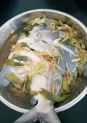 Foto resep Ikan bawal kukus