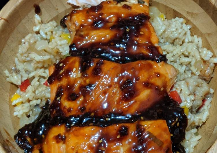 Recipe of Perfect Teriyaki salmon