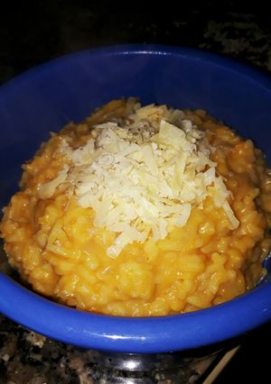 Una foto de Risotto de Calabaza. Que delicia!!