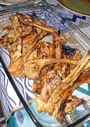 Una foto de Chuletas de Cordero Lechal a la brasa