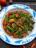Cah Bunga Sawi Pentol Bakso