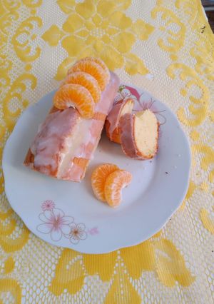 Una foto de Budín de mandarina