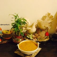 Sindhi Style: 'Lal Math' or 'Lal Saag Dal' A picture of Sindhi Style: 'Lal Math' or 'Lal Saag Dal'.