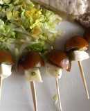 Pinchos caprese
