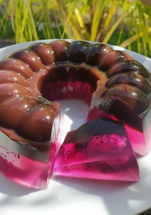 Foto resep CHOCO DRAGON PUDING 🧡 sri