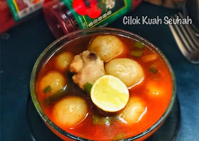 Resep Cilok Kuah Seuhah Oleh Anif Agustina Cookpad