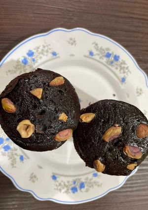عکسی از دستور کاپ کیک قهوه بدون فر