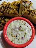 SALSA de Yogurt (Tzatziki) con Zaatar y Tomate...!