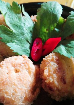 Foto resep Bakwan tahu pedas