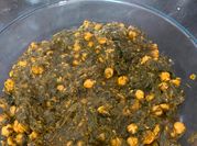 Una foto de garbanzos thermomix
