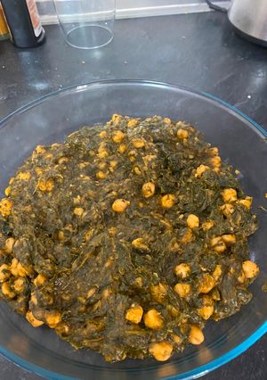 Una foto de Espinacas con garbanzos a la andaluza Thermomix para 2