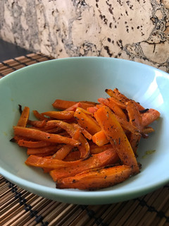 Una foto de Chips de zanahoria saludables