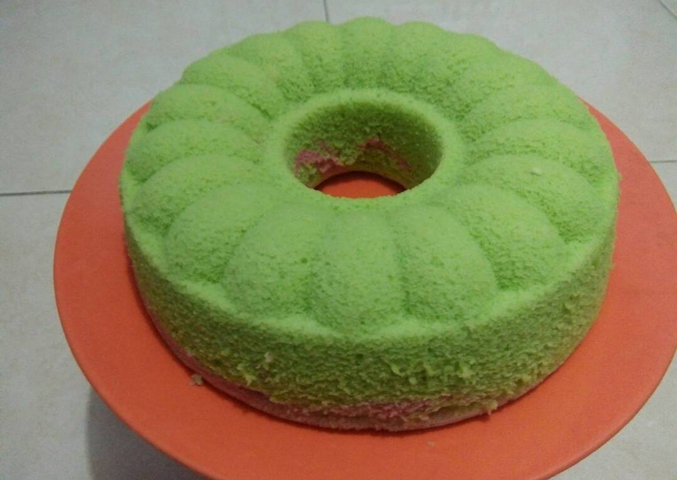 Bolu kukus tape pandan