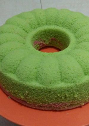 Foto resep Bolu kukus tape pandan
