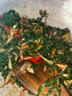 Foto resep Oseng daun pepaya dan teri