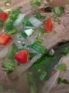 Una foto de Lengua a la vinagreta
