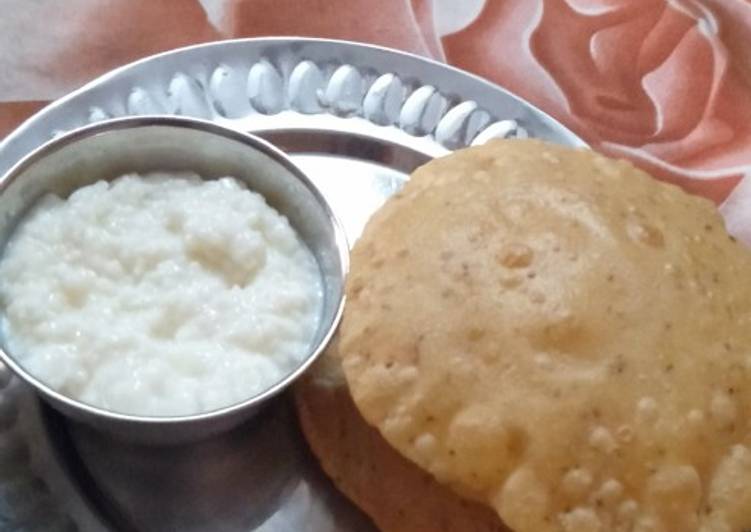 Kheer puri