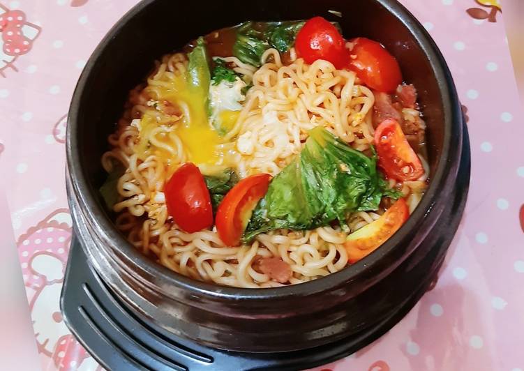 Resep Hot &amp; Spicy Noodle With Sliced Meat Anti Gagal