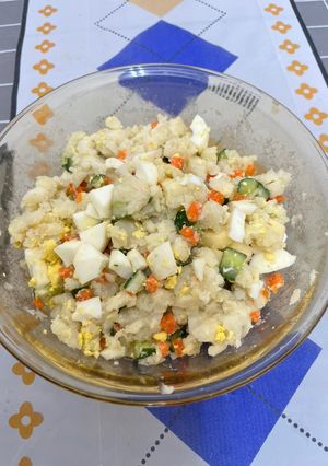 馬鈴薯蘋果蛋沙拉 🍎🥔🥚 的食譜成品照片