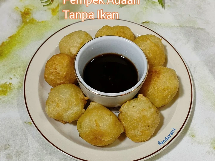Langkah Gampang Membuat Resep Pempek adaan tanpa ikan/dos lembut kenyal yang Enak Banget Anti Ribet, Lezat