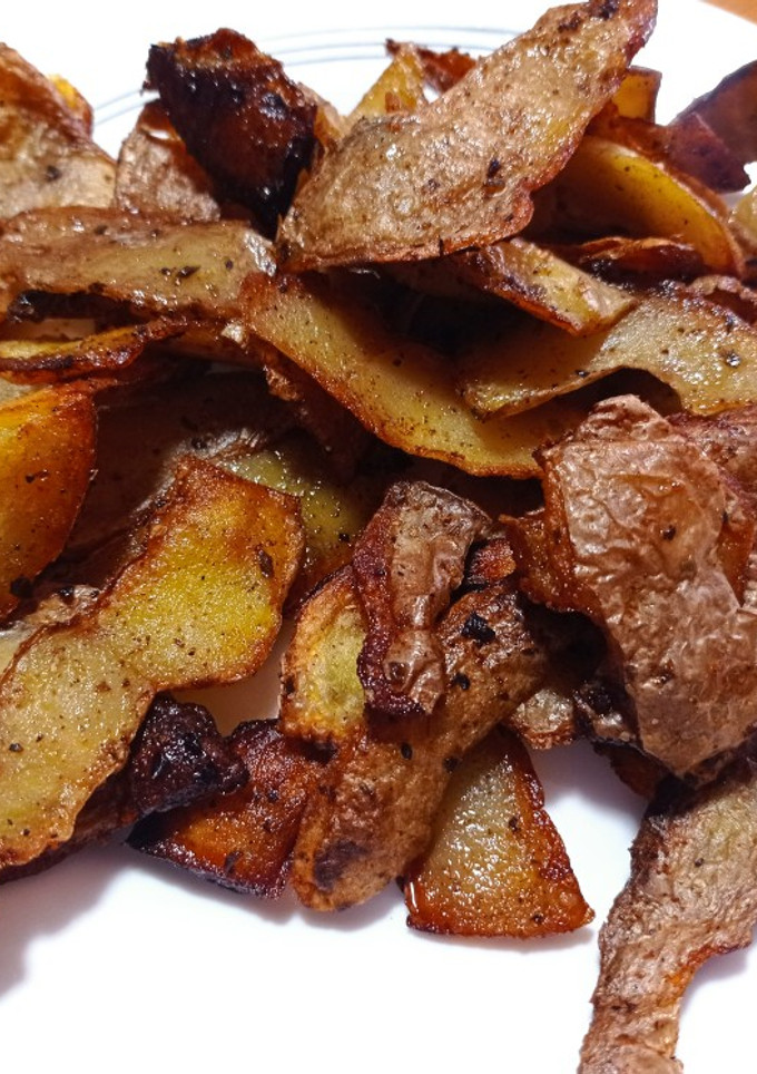 Una foto de Pieles de patatas fritas