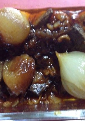 Una foto de Hígado encebollado