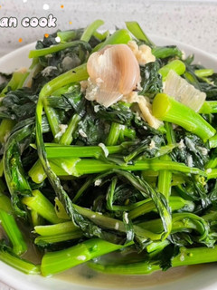 <家常菜>零技巧基礎之蒜薑炒菜https://youtu.be/viPsU3_nczM 的食譜成品照片