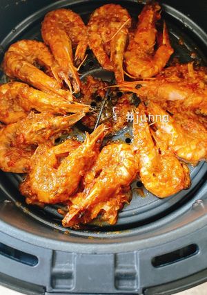 Hình của món Tôm Sú Nướng Sa Tế.