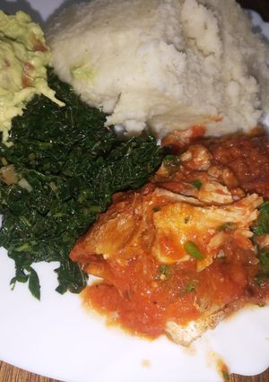A picture of Pan fried fillet stew.