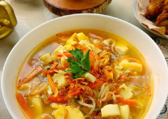 Anti Ribet, Bikin Sayur putih telur, tofu, wortel dan toge Ekonomis