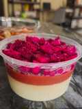 Puding Susu Berry Merah Putih