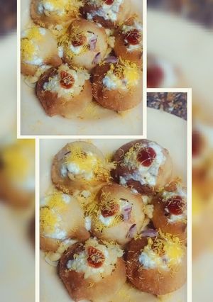दही पूरी (Dahi puri recipe in hindi) रेसिपी मुख्य फोटो