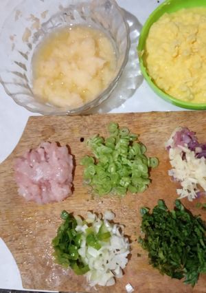 Foto resep Mpasi Gio 6+ potato corn sup