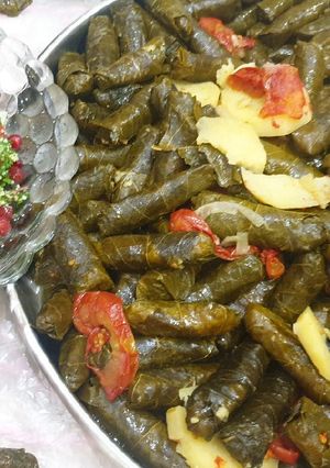 صورة لوصفة دوالي (ورق عنب)