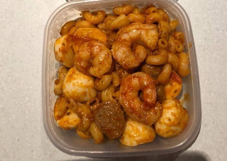 Easiest Way to Prepare Super Quick Homemade Pasta jollof and shrimp