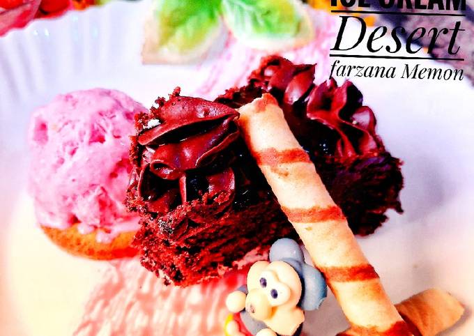 Strawberry Ice Cream dessert
