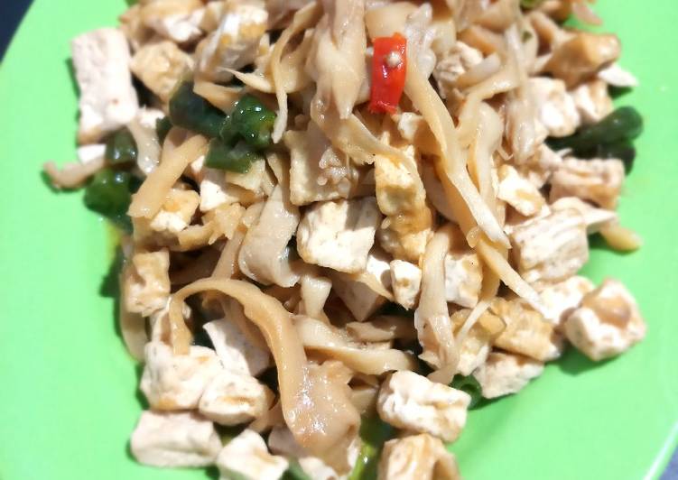 Oseng tahu jamur