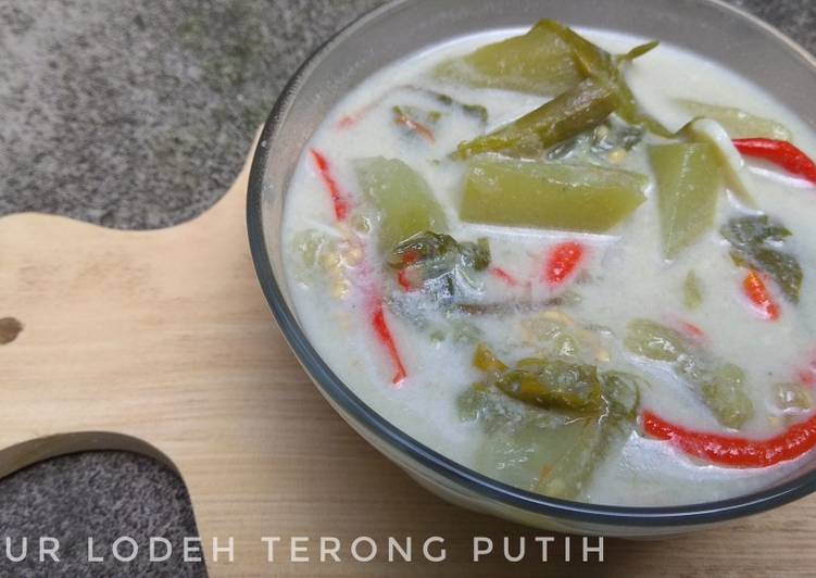 14#- sayur lodeh terong putih