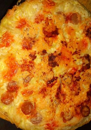 Foto resep Pizza spaghetti