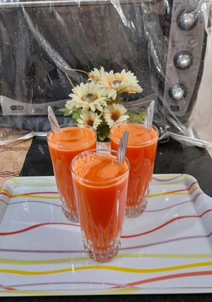 عکسی از دستور آب هویج