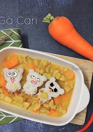 Hình của món Ức Gà Cari cho bé 1Y.