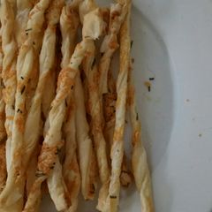 Cheese Straws Pastry A picture of Cheese Straws Pastry.