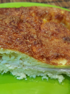 Una foto de Pastel frío de jamón y queso