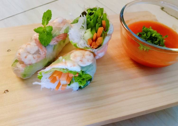 Resep Vietnamese Spring Rolls with Chili Sauce yang Lezat Sekali