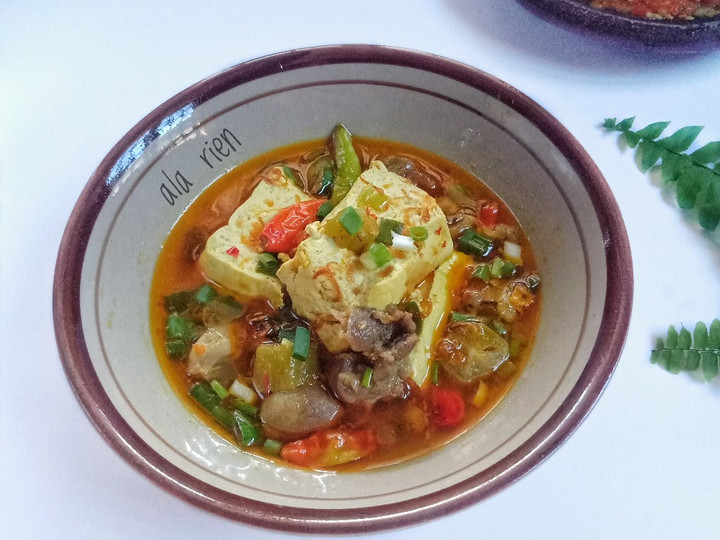  Resep mudah memasak Asem-asem Kuning Tahu Daging Pedas dijamin istimewa