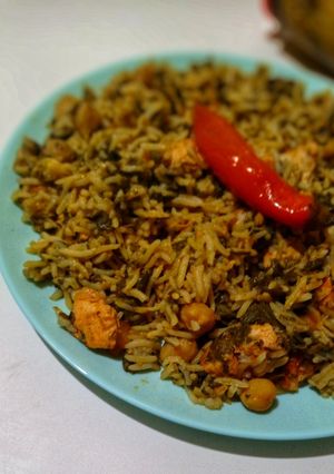 صورة لوصفة الأرز الجربي(على طريقة اخوتنا التونسيين)